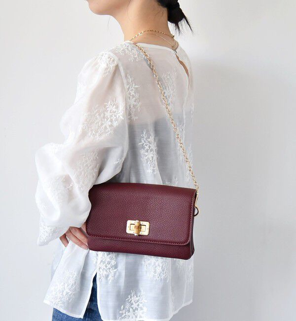 quaranciel「quaranciel: 3way チェーン付 ミニ ショルダー ポシェット」|ショルダー・メッセンジャー|