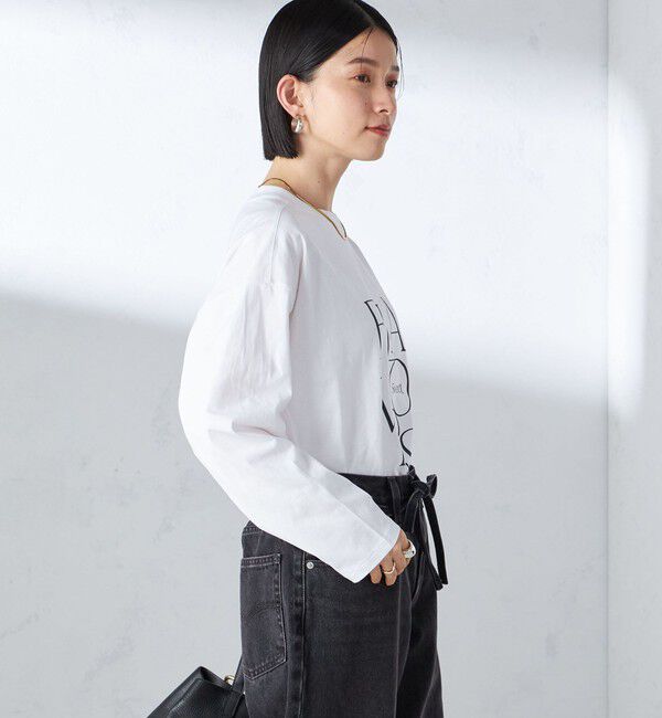 SHIPS for women「【SHIPS別注】Champion: ロング スリーブ TEE」|Tシャツ・カットソー|