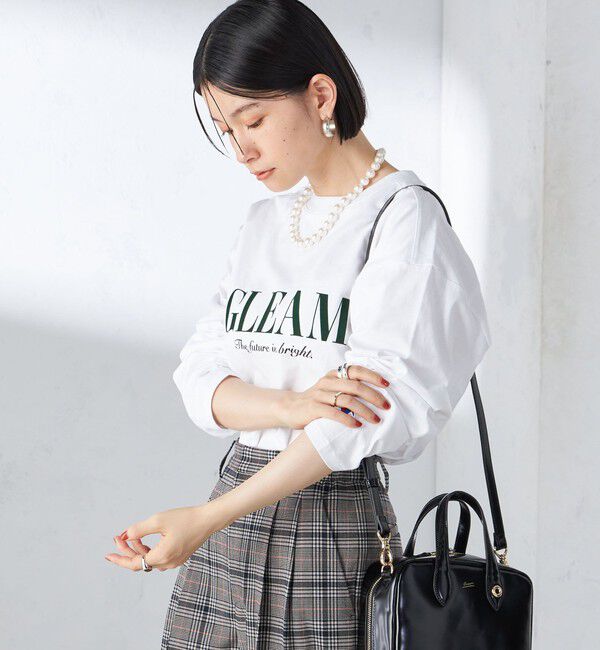 SHIPS for women「【SHIPS別注】Champion: ロング スリーブ TEE」|Tシャツ・カットソー|