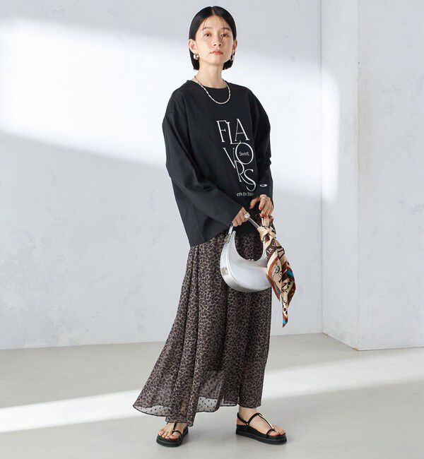 SHIPS for women「【SHIPS別注】Champion: ロング スリーブ TEE」|Tシャツ・カットソー|