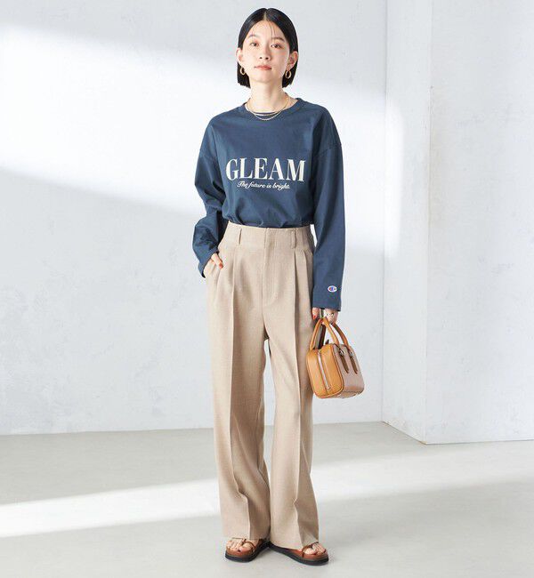 SHIPS for women「【SHIPS別注】Champion: ロング スリーブ TEE」|Tシャツ・カットソー|