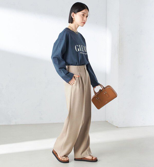 SHIPS for women「【SHIPS別注】Champion: ロング スリーブ TEE」|Tシャツ・カットソー|