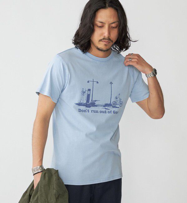 SHIPS「SHIPS: フェード プリント Tシャツ」|Tシャツ・カットソー|