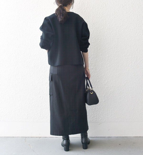 SHIPS any「《一部追加予約》SHIPS any: ミラノリブ ノーカラー ニット ジャケット カーディガン」|カーディガン|