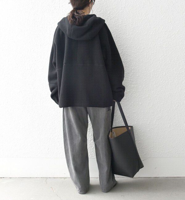 SHIPS any「SHIPS any:〈洗濯機可能〉ボア フリース フード ブルゾン パーカー」|パーカー|