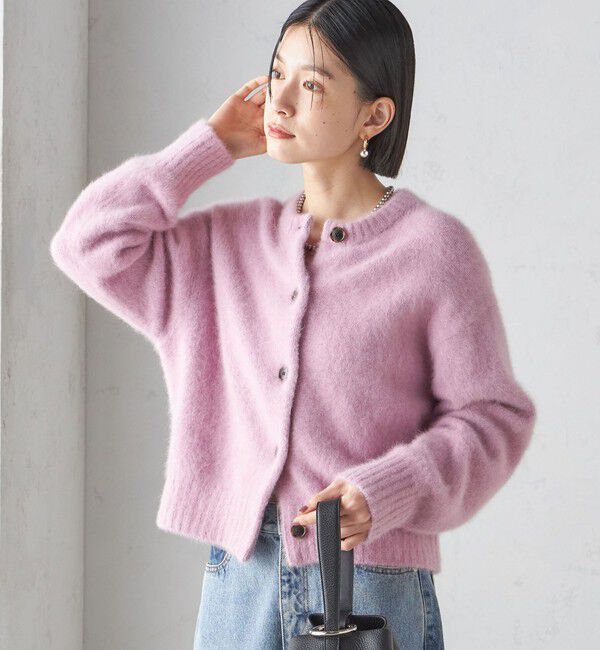 SHIPS for women「〈手洗い可能〉 FOX クルーネック カーディガン」|カーディガン|