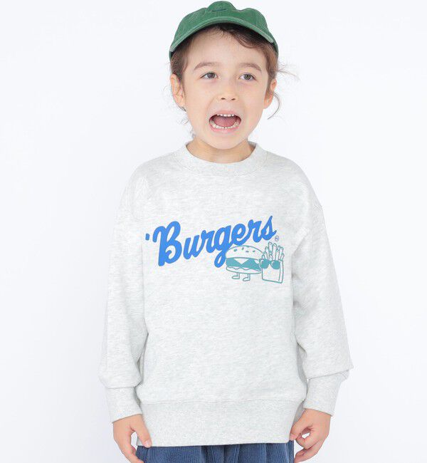 SHIPS KIDS「SHIPS KIDS:100～130cm / バーガー スウェット」|スウェット・ジャージ|