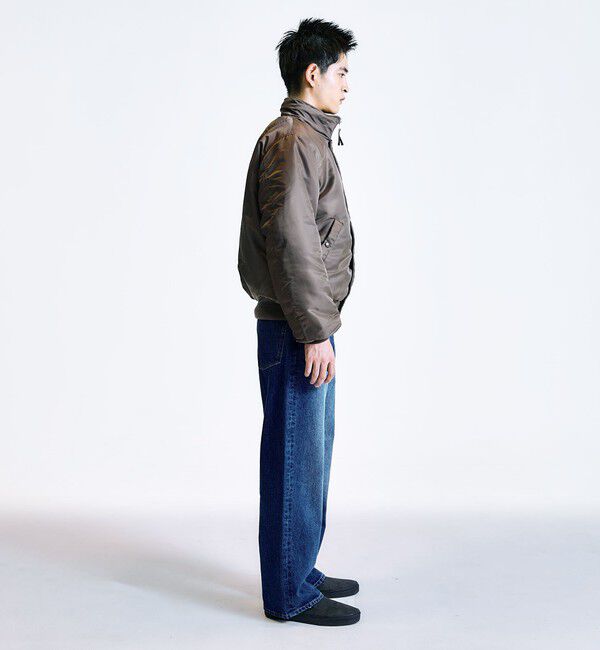 SHIPS「City Ambient Products: 12オンス ストレート バギー デニム パンツ」|デニム|