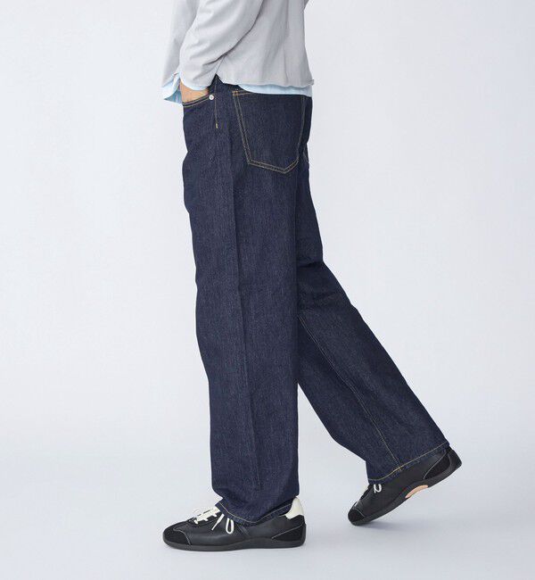 SHIPS「City Ambient Products: 12オンス ストレート バギー デニム パンツ」|デニム|