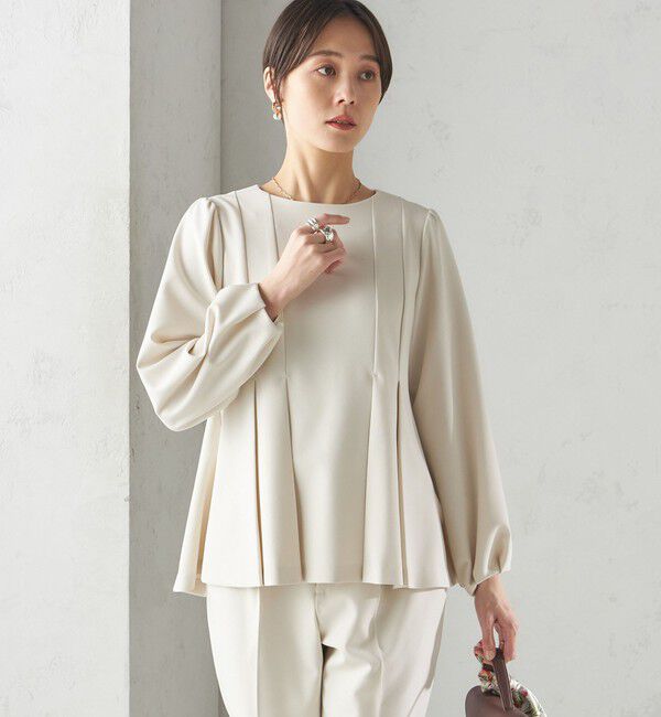 SHIPS for women「ダブル クロス ブラウス（セレモニー対応可）」|シャツ・ブラウス|