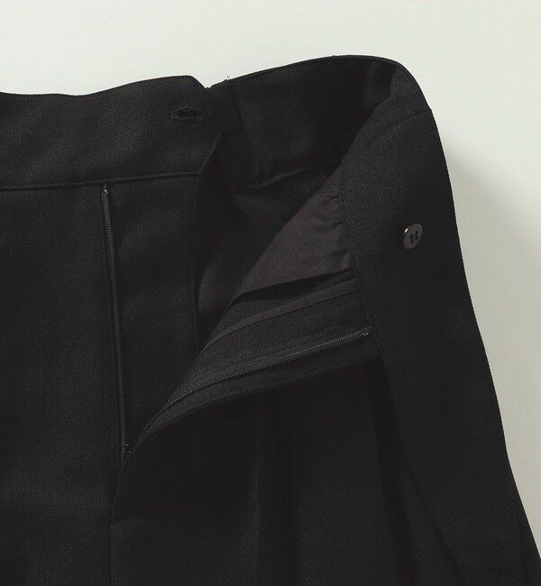 quaranciel「quaranciel:〈洗濯機可能〉ウーステッド ハイウエスト グルカ ワイド パンツ」|その他|