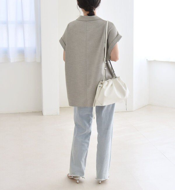 quaranciel「quaranciel: ウーステッド フレンチスリーブ テーラード ジレ ジャケット」|その他|