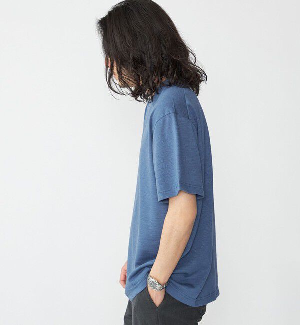 SHIPS「SHIPS: リネン ライク スラブ ショートスリーブ Tシャツ」|Tシャツ・カットソー|