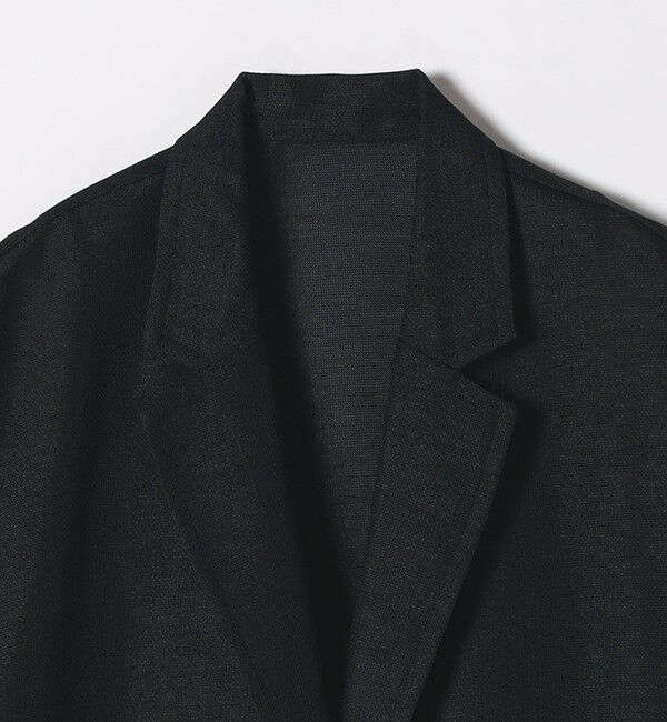 SHIPS any「SHIPS any:〈手洗い可能〉カラミ メッシュ ハーフスリーブ テーラード ジャケット」|テーラードジャケット|