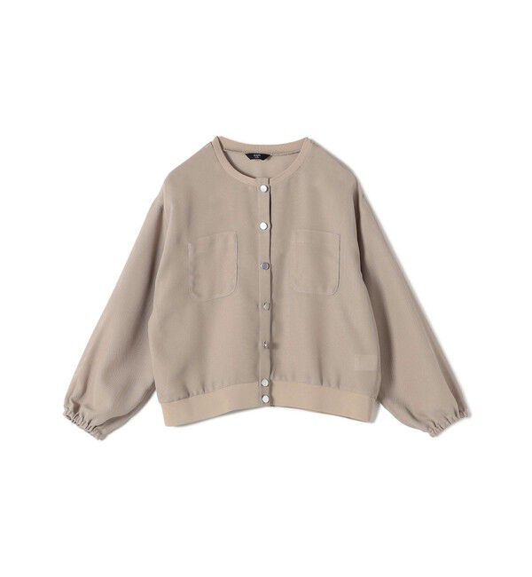 SHIPS Colors 「SHIPS Colors:〈手洗い可能〉メッシュ ノーカラー ハオリ 2◇」|ブルゾン・スタジャン|