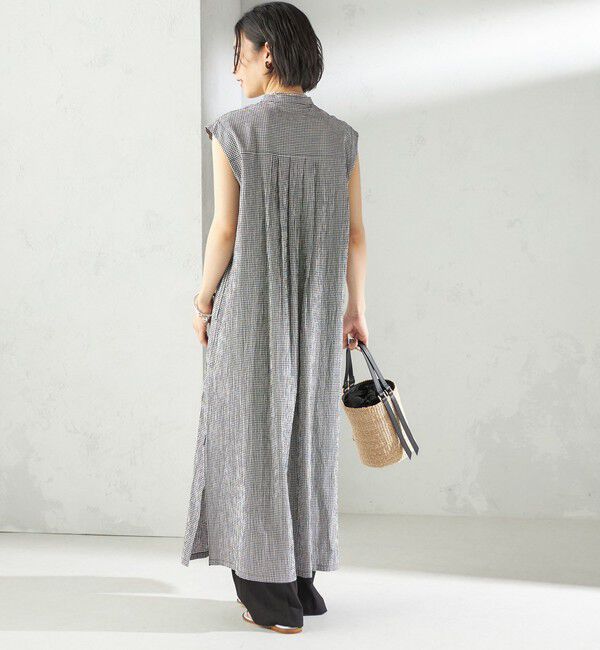 SHIPS for women「〈手洗い可能〉ACAR リップル タック ワンピース」|ワンピース|