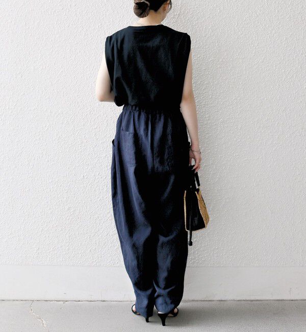 SHIPS any「SHIPS any:〈洗濯機可能〉ヨーロピアンフラックス リネン コクーン イージー パンツ」|その他|