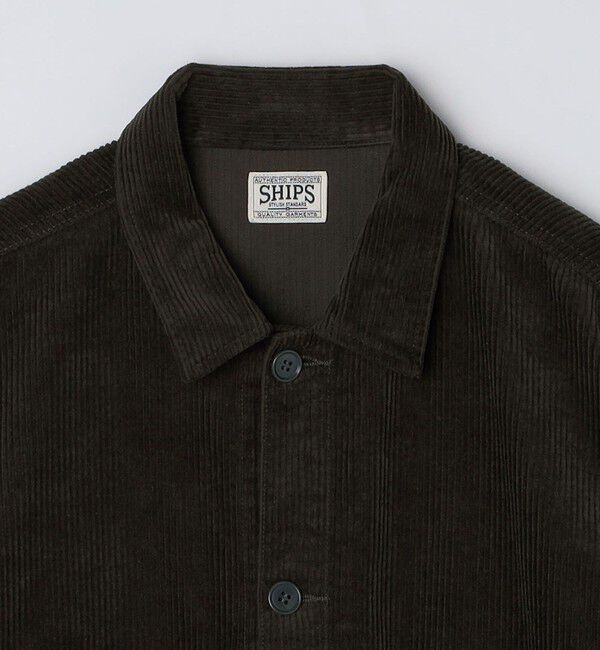 SHIPS「SHIPS: AUTHENTIC ダブルポケット コーデュロイ シャツ アウター」|その他|