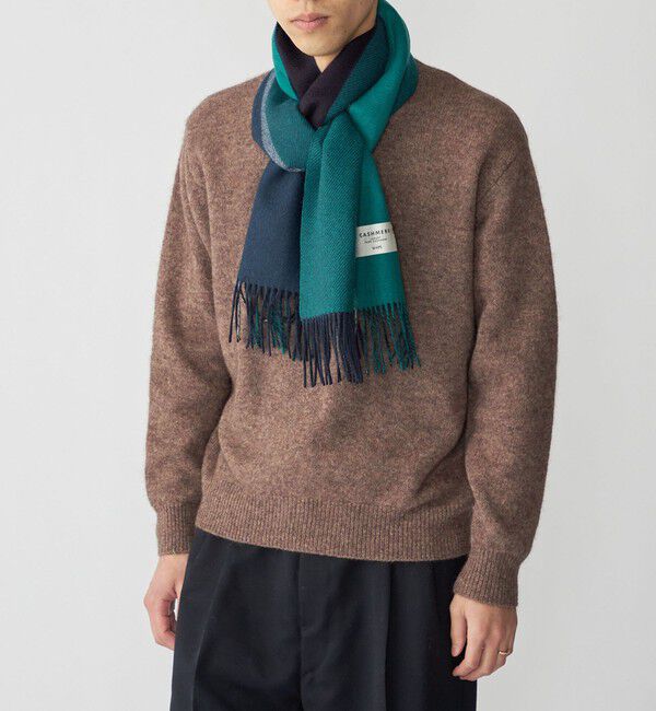 SHIPS「SHIPS: 5ゲージ ヤク ブレンド クルーネック ニット」|ニット・セーター|キャメル