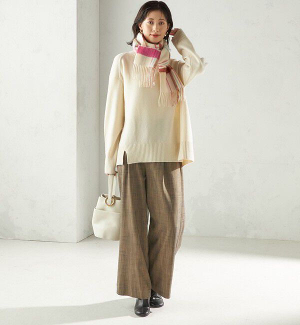 SHIPS for women「カシミヤ リバーシブル マフラー」|マフラー|