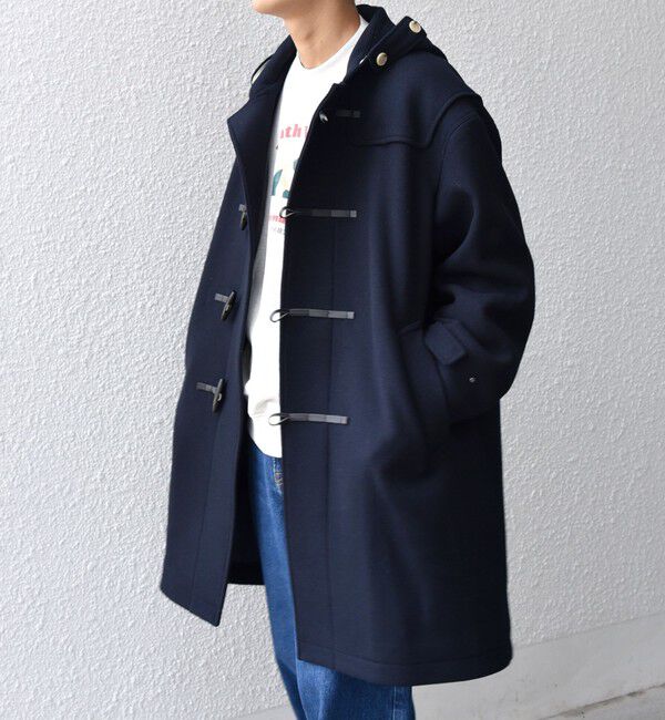 SHIPS any「SHIPS any: PURE WOOL MELTON ダッフル コート 25AW◇」|ダッフルコート|