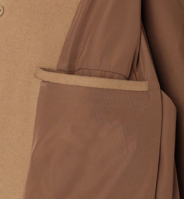 SHIPS any「SHIPS any: PURE WOOL MELTON ステンカラー コート 25AW◇」|ステンカラーコート|