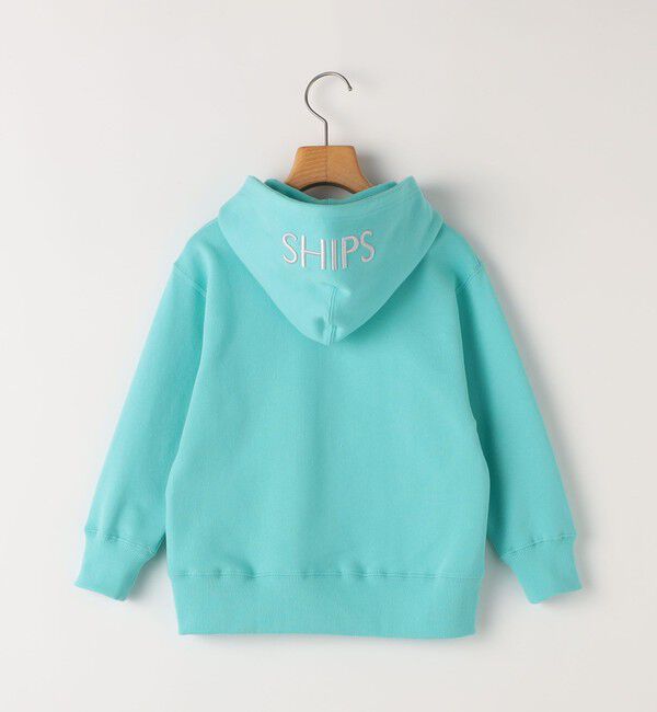 SHIPS KIDS「SHIPS KIDS:140～160cm / ロゴ フード ジップ パーカ」|パーカー|