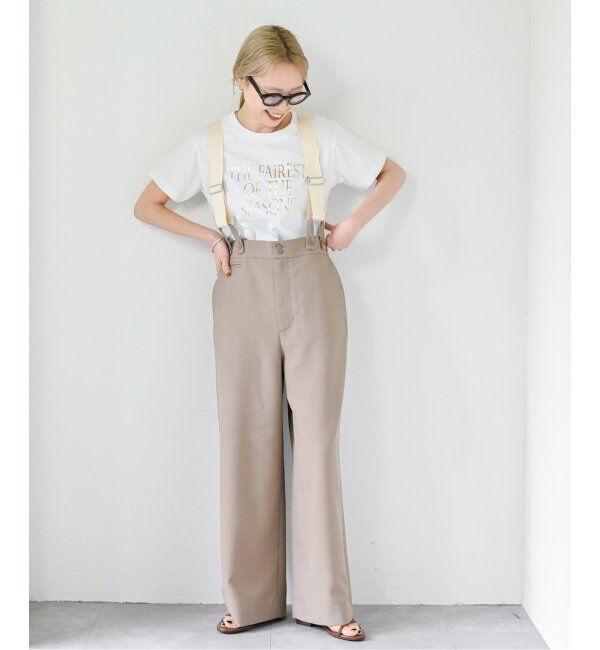 OUTDOOR PRODUCTS Usual Things「追加3 アメスリ*サスペンダーパンツ2点SET」|スラックス|