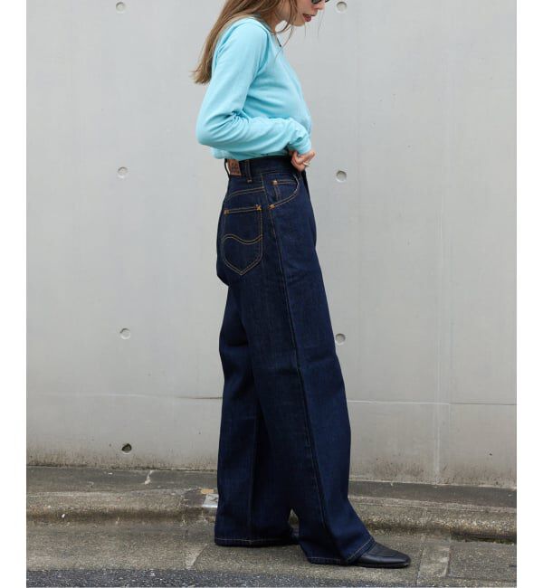 新色追加 LEE 別注ハイウエストルーズデニム（OUTDOOR PRODUCTS Usual