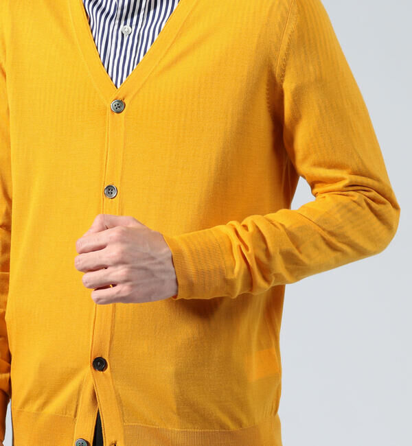 TOMORROWLAND MENS「スーパーファインメリノウール Vネックカーディガン」|ニット・セーター|