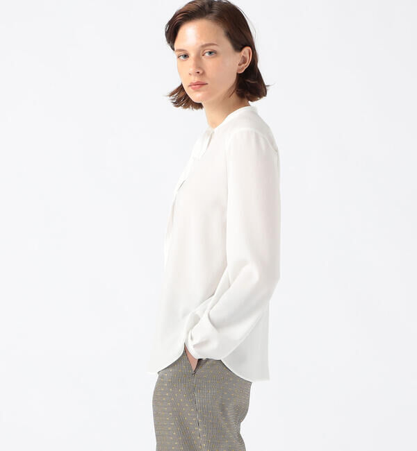 TOMORROWLAND collection「ポリエステルアムンゼン ボウタイブラウス」|シャツ・ブラウス|