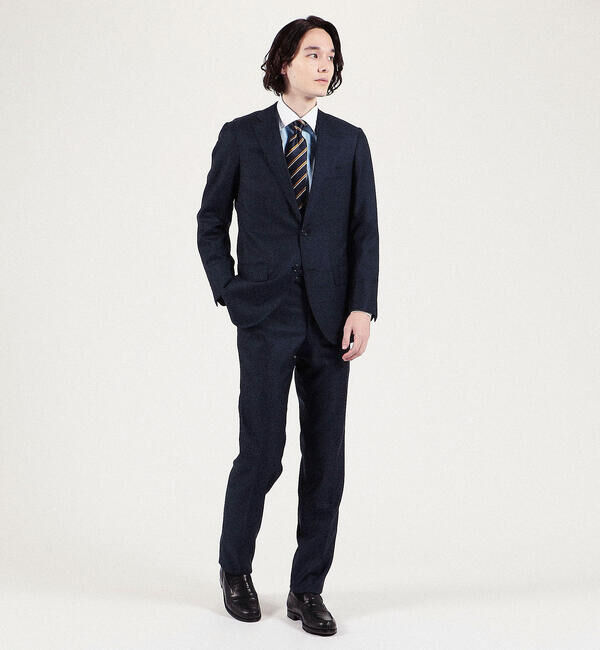 TOMORROWLAND MENS「120/2スーピマコットンブロード ワイドスプレッドカラーシャツ」|シャツ・ブラウス|