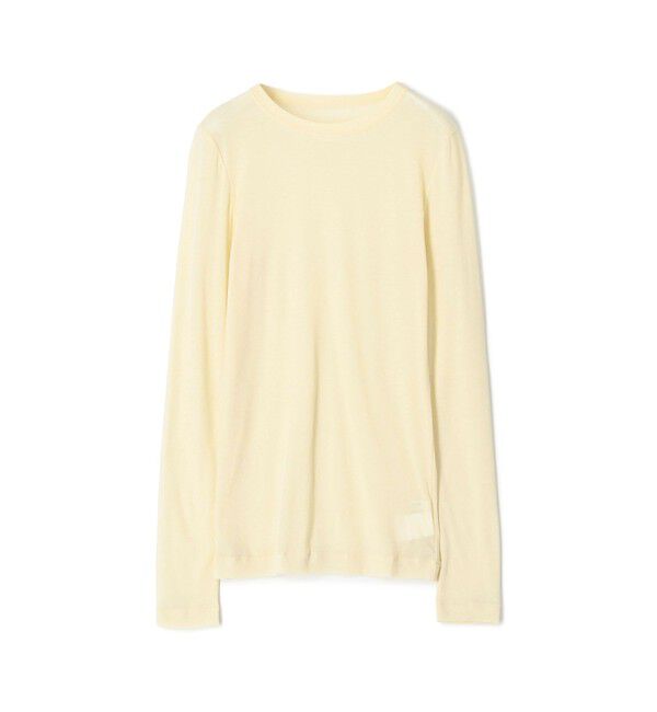 MACPHEE「シアージャージー クルーネックプルオーバー」|Tシャツ・カットソー|41 ライトベージュ