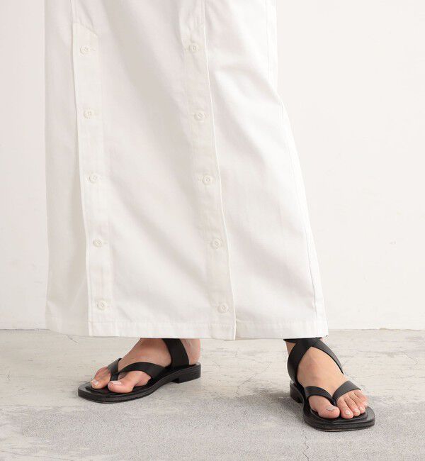 Edition「ポリエステルコットン ペンシルスカート」|スカート|