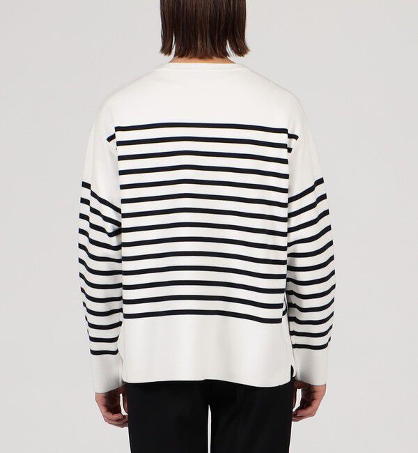 TOMORROWLAND MENS「TOMORROWLAND TRICOT スビンコットン ニットバスクシャツ」|ニット・セーター|