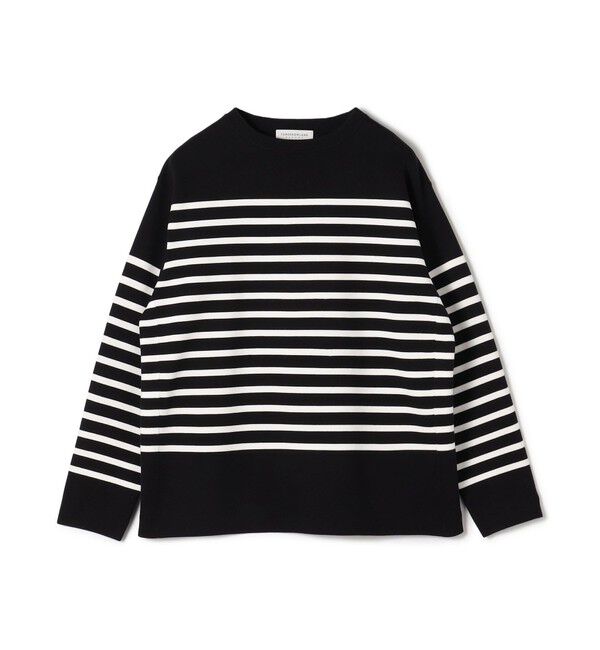 TOMORROWLAND MENS「TOMORROWLAND TRICOT スビンコットン ニットバスクシャツ」|ニット・セーター|18 ブラック系