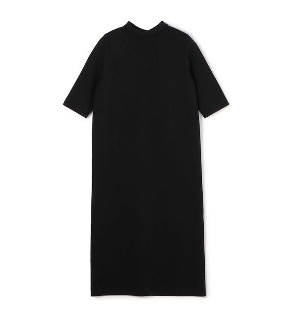 Ballsey「ウールポリエステルパールコンビ ハーフスリーブワンピース」|ワンピース|19 ブラック
