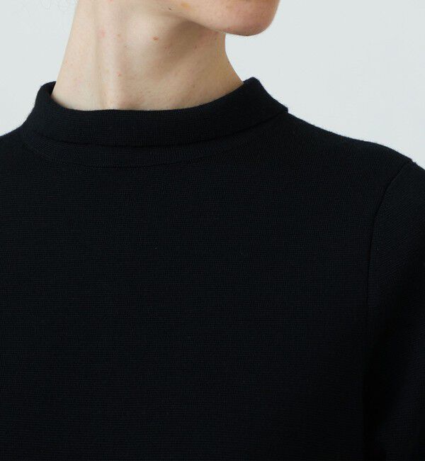 Ballsey「ウールポリエステルパールコンビ ハーフスリーブワンピース」|ワンピース|