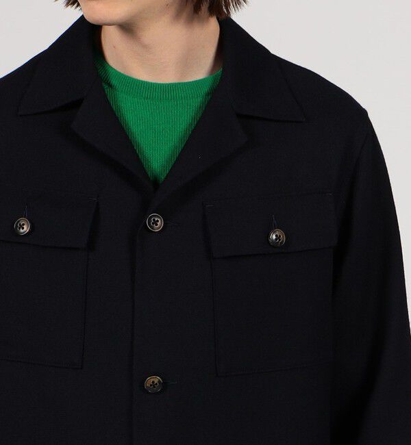 TOMORROWLAND MENS「ウール サファリジャケット」|ブルゾン・スタジャン|