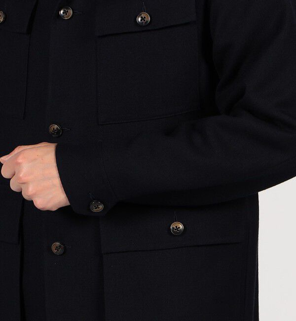 TOMORROWLAND MENS「ウール サファリジャケット」|ブルゾン・スタジャン|