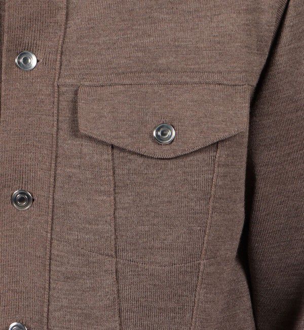 TOMORROWLAND MENS「ポリエステルウール ニットGジャン」|ニット・セーター|