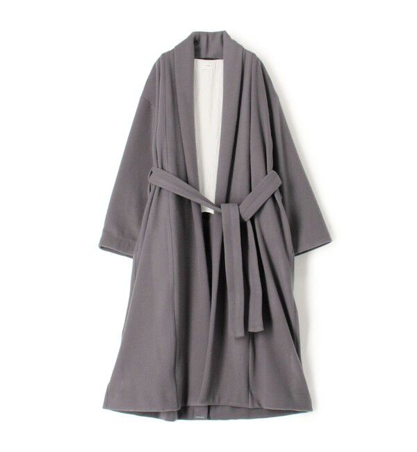 TOMORROWLAND BUYING WEAR「【別注】ATON GOWN HEAVY ROYAL FLEECE コート」|その他|17 チャコールグレー