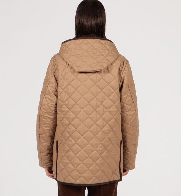 TOMORROWLAND BUYING WEAR「【別注】LAVENHAM DENSTON ウール フーデッドキルティングコート」|ステンカラーコート|