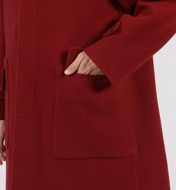 TOMORROWLAND MENS「Super170'sウール リバーメルトン ステンカラーコート」|ステンカラーコート|