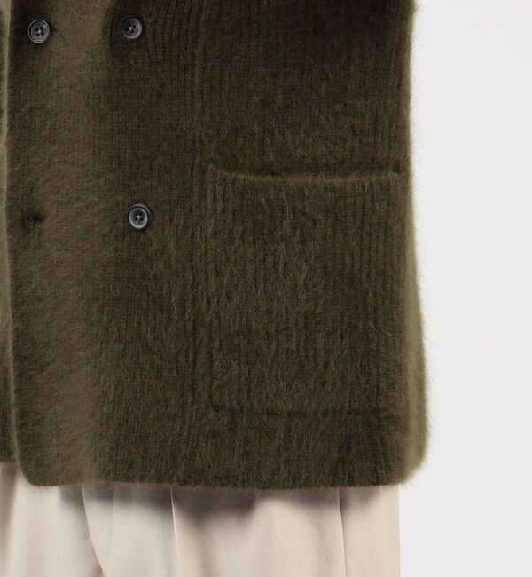 TOMORROWLAND MENS「TOMORROWLAND tricot ラクーンカシミヤ ショールカラーニット」|ニット・セーター|