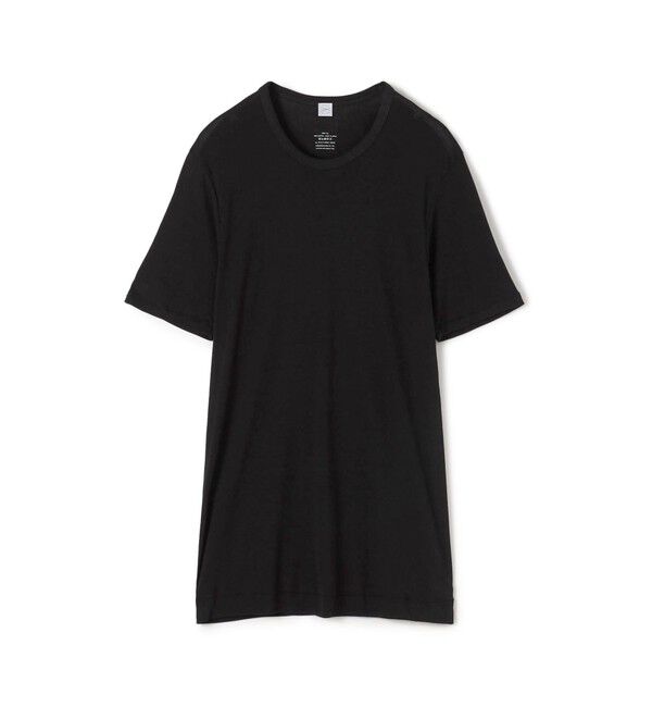 TOMORROWLAND HOME「コットンフライス クルーネックTシャツ（メンズ）」|Tシャツ・カットソー|19 ブラック