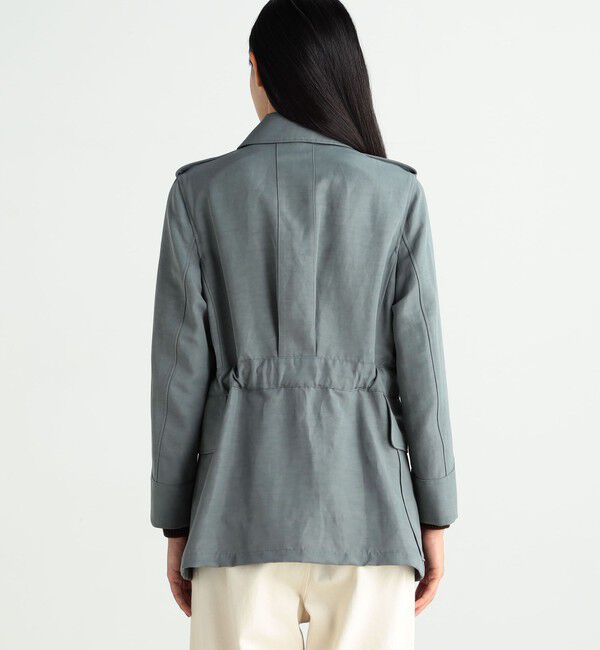 BACCA「リネンナイロンヴィンテージギャバジン ギャザードジャケット」|その他|