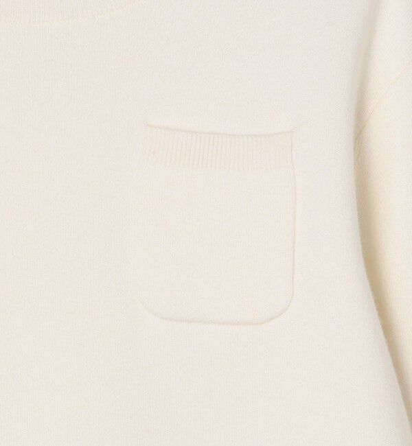 CABaN「コットンカシミヤ ポケットプルオーバー」|ニット・セーター|