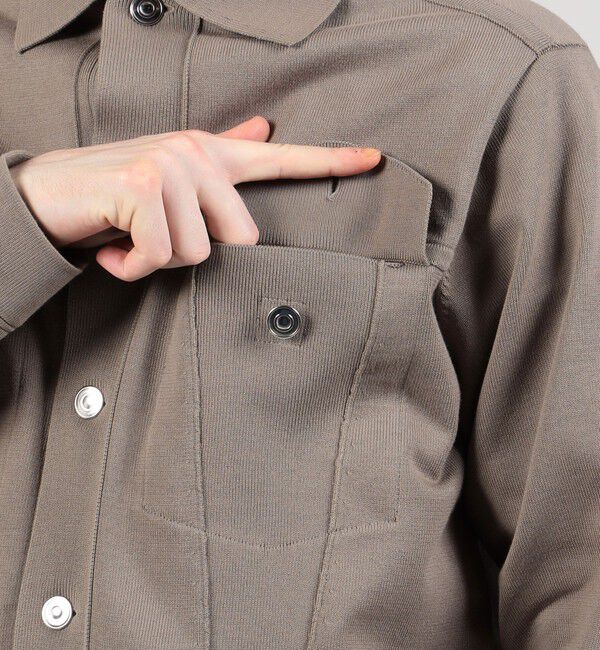 TOMORROWLAND MENS「TOMORROWLAND tricot ポリエステルコットン ニットGジャン」|ニット・セーター|