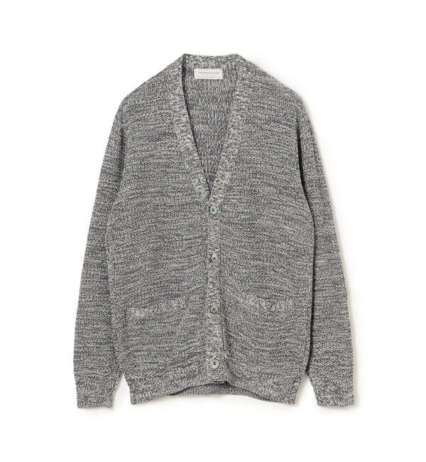 TOMORROWLAND MENS「TOMORROWLAND tricot ギマコットンリネン Vネックカーディガン」|カーディガン|18 ブラック系